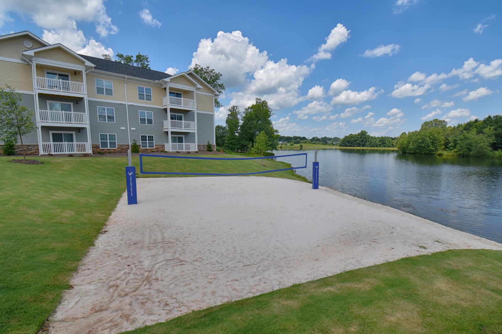 outdoor volleyball court